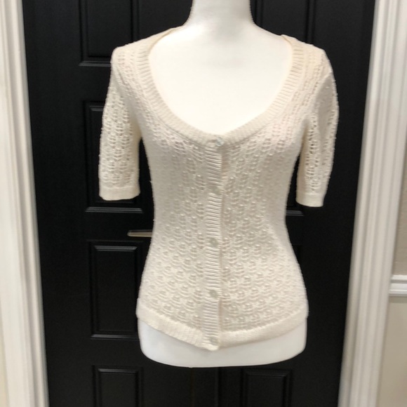 Ann Taylor Sweaters - Ann Taylor Loft crochet cardigan